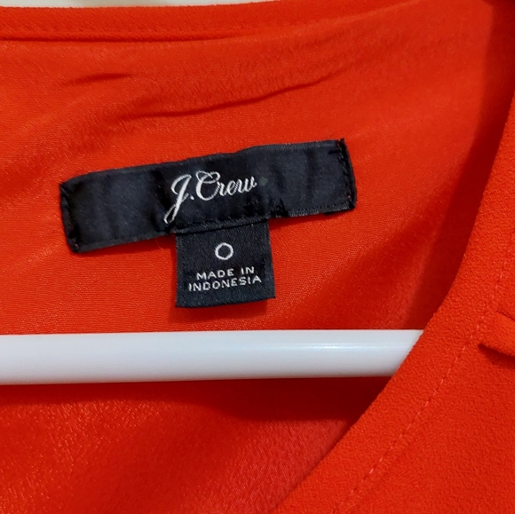 J. Crew Long Sleeve Shift Dress Holiday Red - Picture 10 of 11